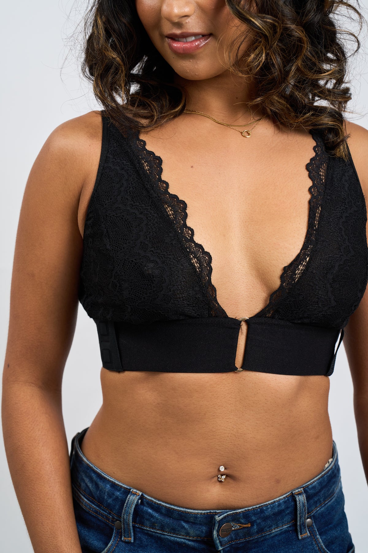 Midnight Bralette - Wide Band