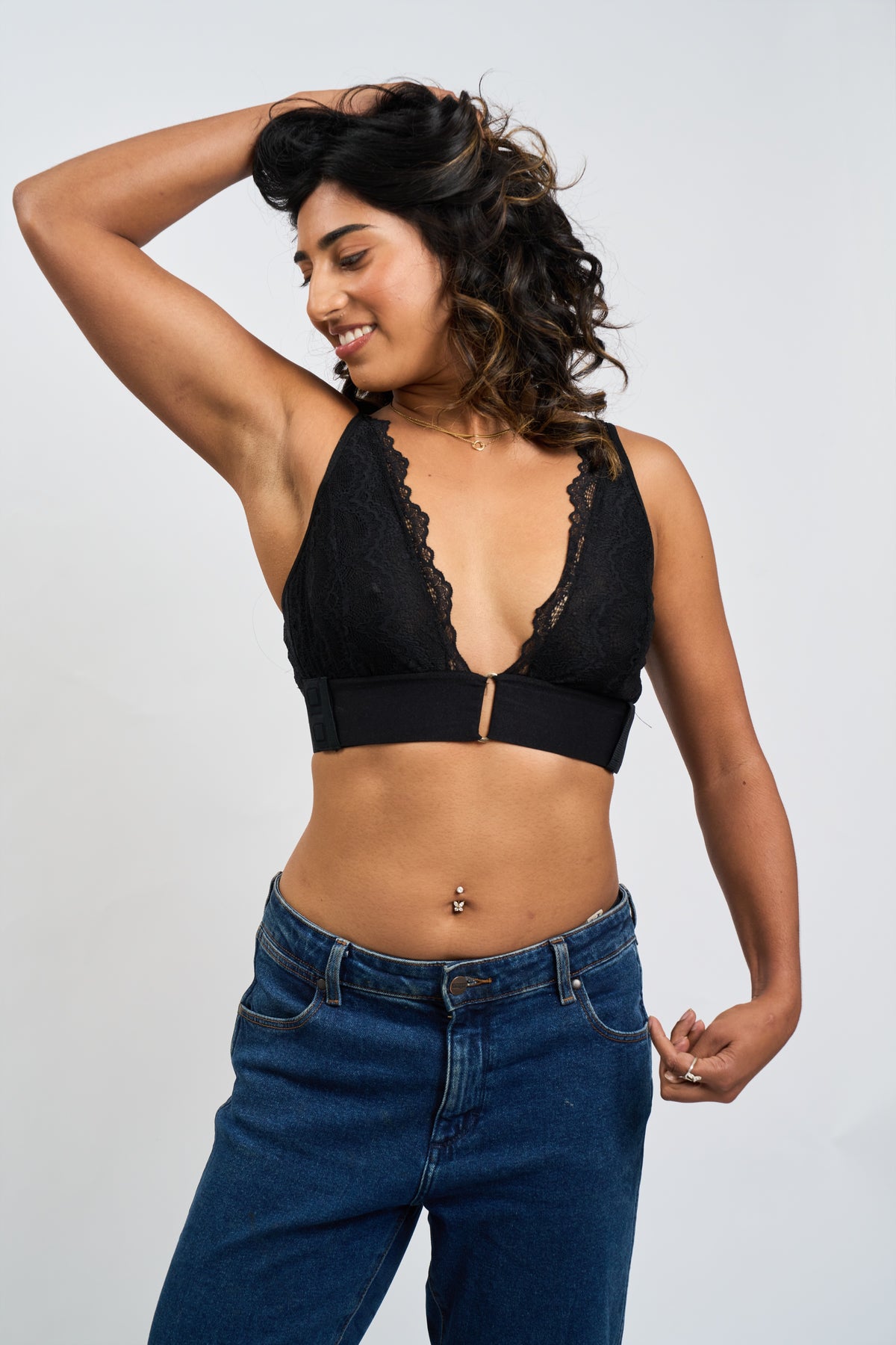 Midnight Bralette - Wide Band